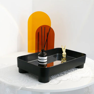 Nordic Acrylic Square Storage Tray Fruit Tray Storage Tray Cup With Perfume Small Object Desktop Decoration Tray