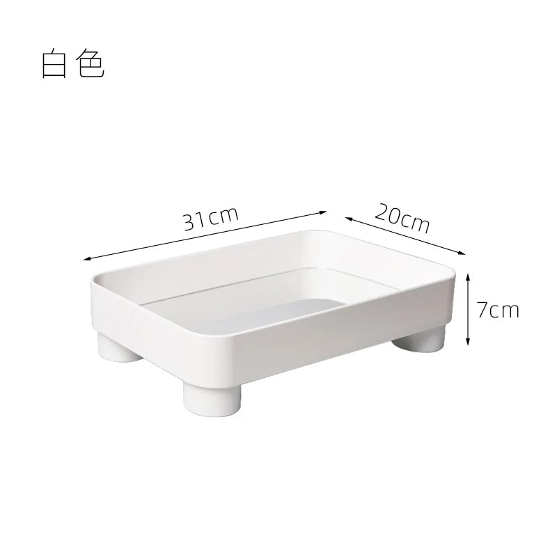 Nordic Acrylic Square Storage Tray Fruit Tray Storage Tray Cup With Perfume Small Object Desktop Decoration Tray