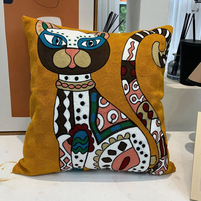 new style Cushion Cover Picasso Embroidered Decorative Throw Pillowcases Abstract Creative Decoration For Home Sofa Car Covers