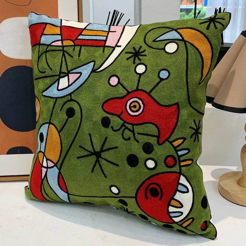 new style Cushion Cover Picasso Embroidered Decorative Throw Pillowcases Abstract Creative Decoration For Home Sofa Car Covers