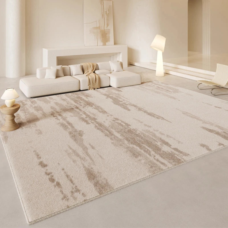 French Cream Style Waterproof Carpet Bedroom Fluffy Soft Thickened Sofa Carpets Living Room Decoration Large Area Rug 러그 kовер
