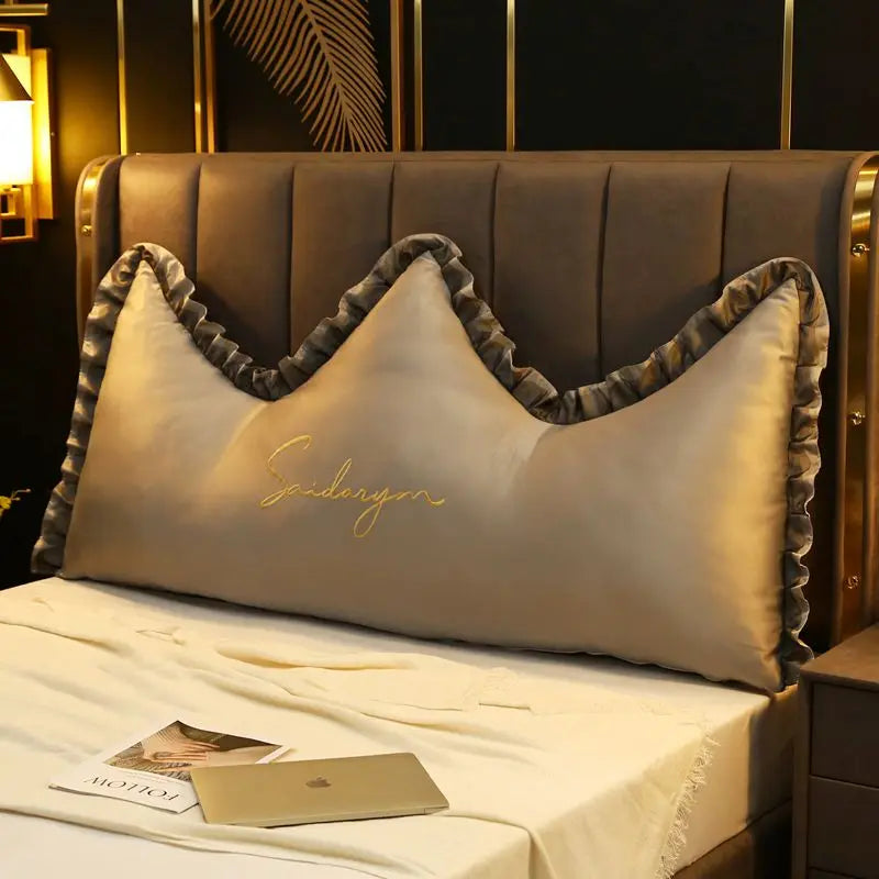 Crown Princ Bede Pillow Soft Plu Sofa Sle Headboard Double Size Bedroom Furniture Decor Trending New Model