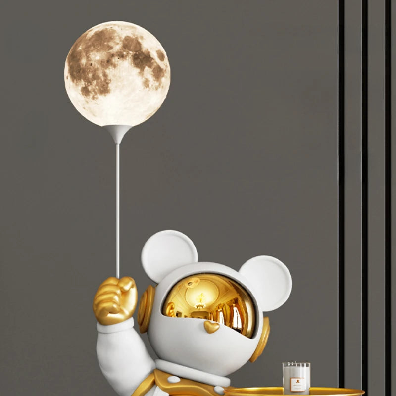 Nordic Resin Figurines Lamps Creative Tray Aesthetic Accessories Miniature Storage Sculptures Luxury Ornaments Home Decoration