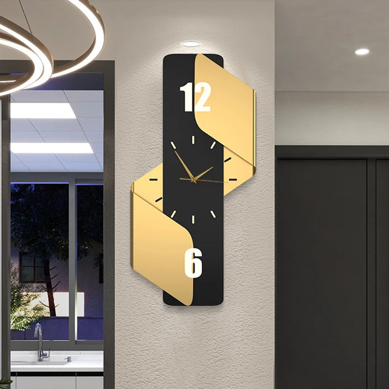 Luxury Digital Wall Clocks Living Room Art Mural Big Size Modern Wall Watch Minimalist Silent Horloge Murale Home Decoration