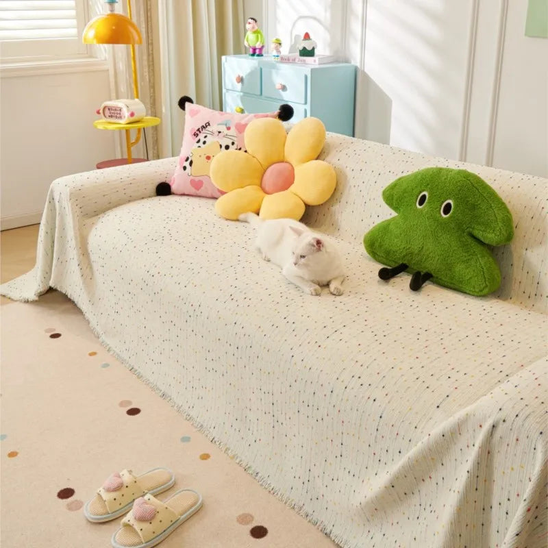 2025 All-Season Chenille Sofa Cover Slipcover Cat Scratch Resistant Dustproof Sofa Cushion Universal Sofa Camping Blanket Mats