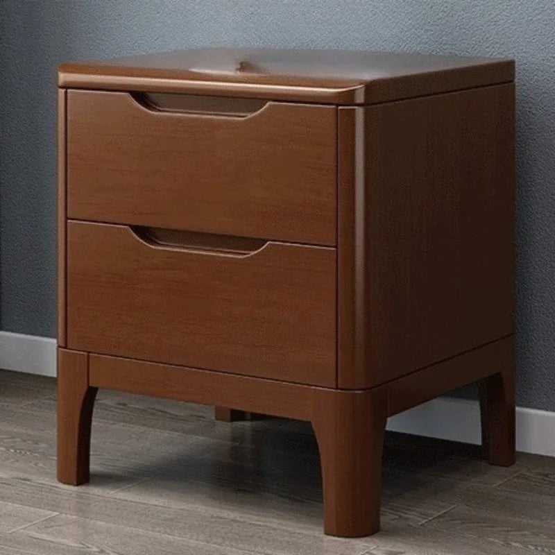 Minimalist Wooden Nightstand with Drawers – view 8, modern home furniture