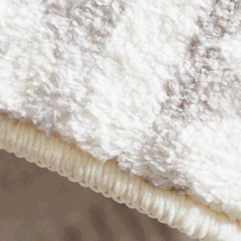 Nordic Style Rugs for Bedroom Light Luxury Living Room Decoration Round Carpet Home Fluffy Soft Rug Thick Plush Lounge Floor Mat