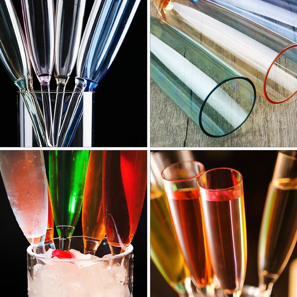 Colored Glasses Party Tumbler Vintage Goblet Bottle Drinking Cocktail Cup