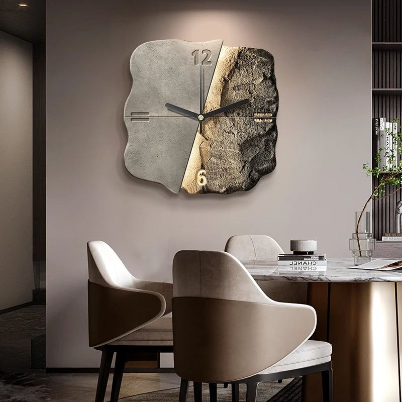 Luxury Wall Clock Large Living Room Wall Clocks Modern Watches Elegant Room Ornaments Aesthetic Home Decoration Accessories