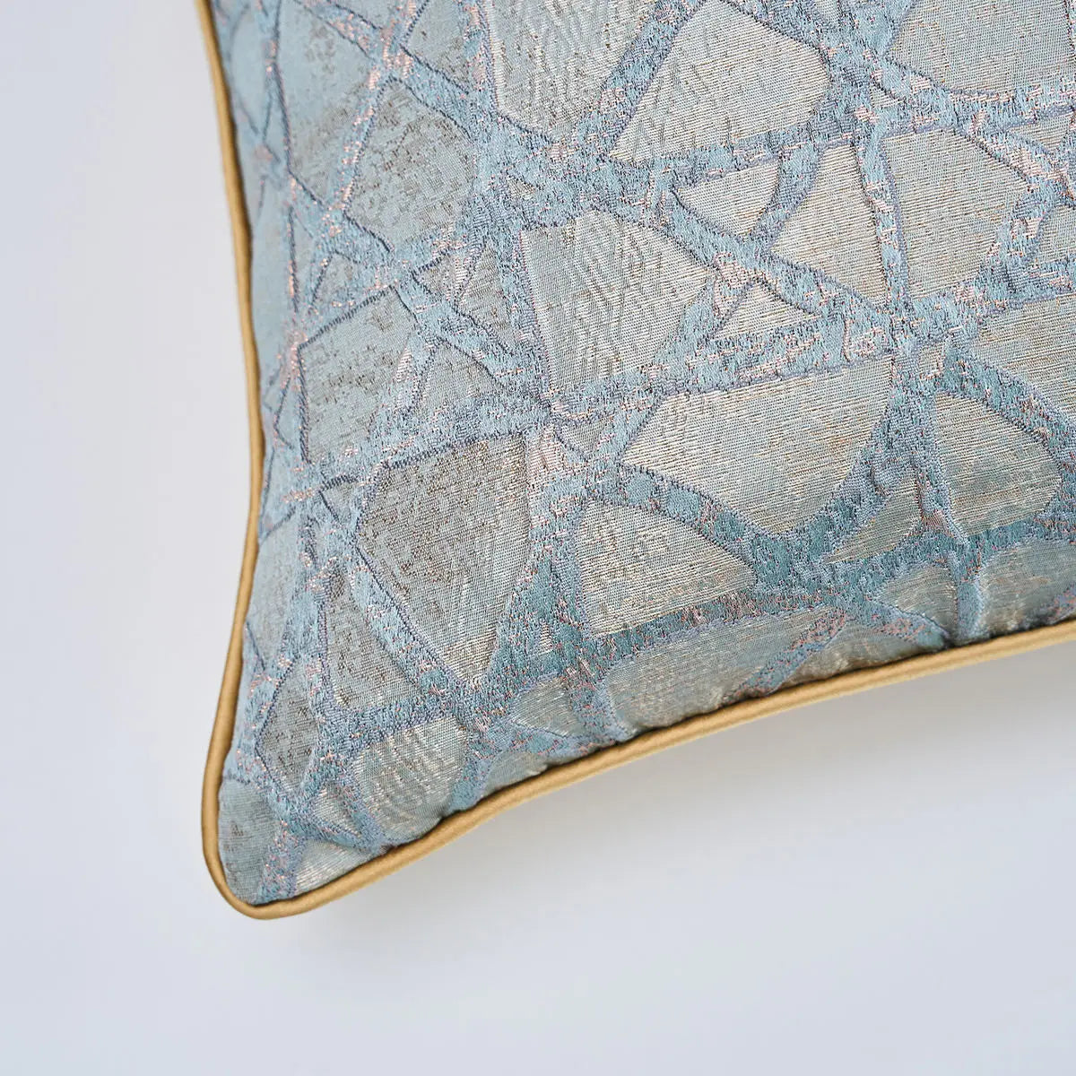 Design Luxury Sofa Cushion Cover Geometric Blue Pillow Cover for Home Hotel Sofa Bedroom Decoration 30x50 45x45 50x50 60x60cm