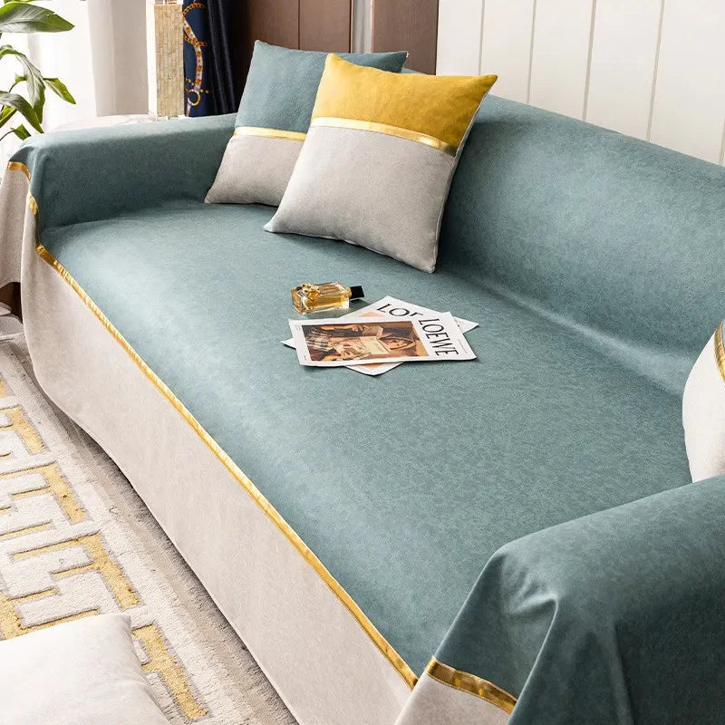 EIFLOY-Patchwork Waterproof Covers for Sofas, 1, 2, 3, 4 Seater, Couch Slipcover, Armchair Towel, Furniture Protector for Pets