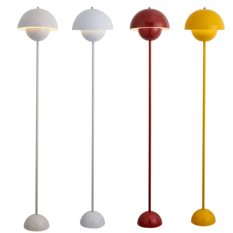 Simple Modern Cream Style High Quality Bud Led Floor Lamp Table Light Desk Lamp With E27 Changeable Bulb For Bedroom Living Room