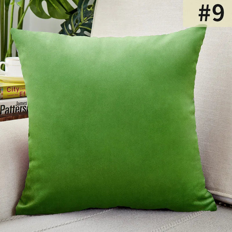 Velvet Cushion Cover Solid Color Throw Pillow Covers for Living Room Sofa Decorative Pillow Home Decor Pillowcase