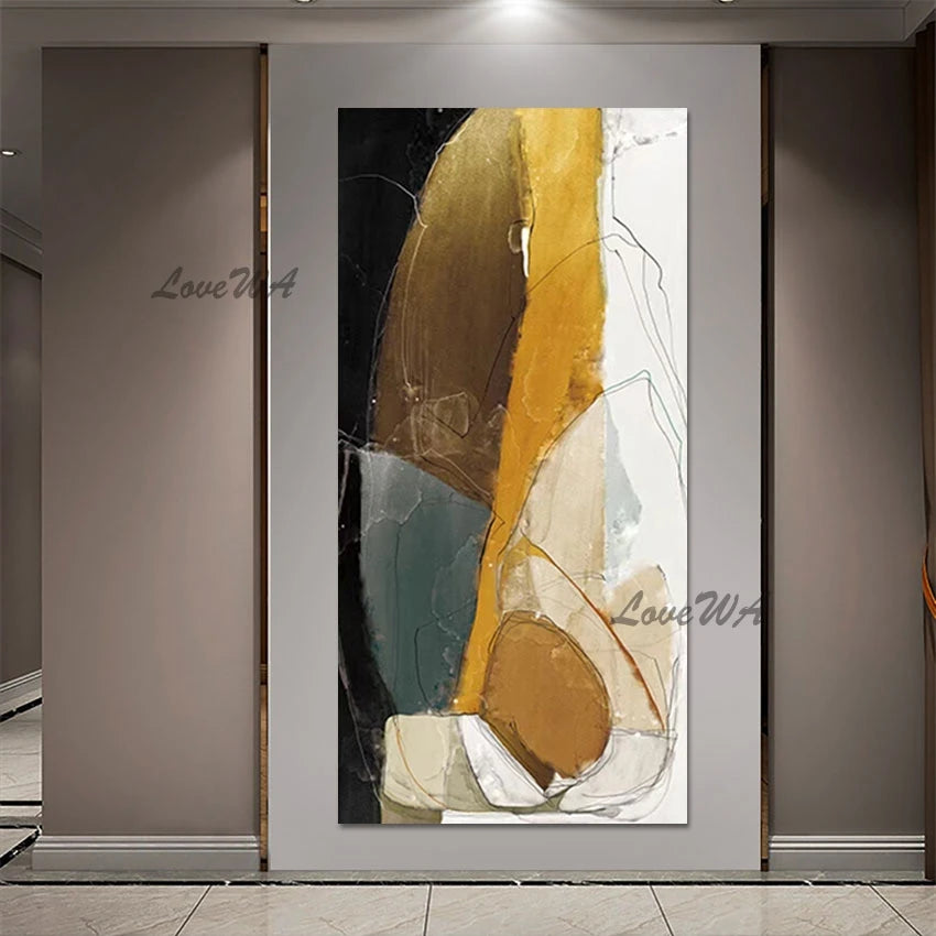 Frameless Abstract Handmade Artwork, Canvas Picture, Acrylic Textured Wall Art, Hot Sale, New Design Decoration Oil Painting