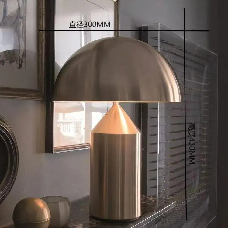 Modern Simple Design Bedroom Led Table Lamp Luxury Gold Nordic Lamps Art Living Room Bedside Lamp High-end Home Decor Steerable