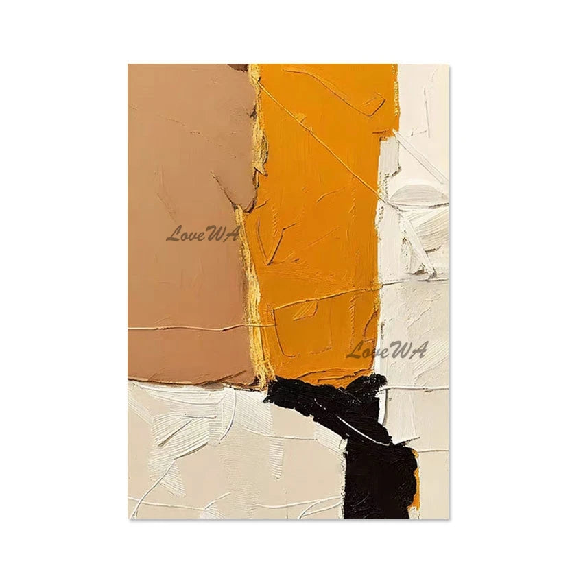 Luxury Living Room Decoration Abstract Art Canvas Picture No Framed, The Composition Is Clever Hand Paintings Acrylic Textured