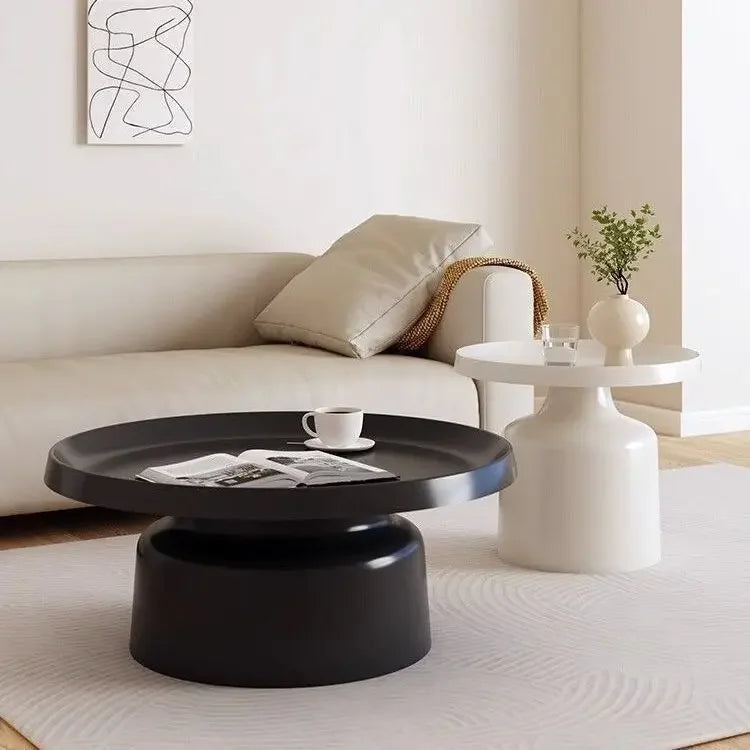 Nordic Circular Coffee Table for Modern Living Rooms – view 2, modern home furniture