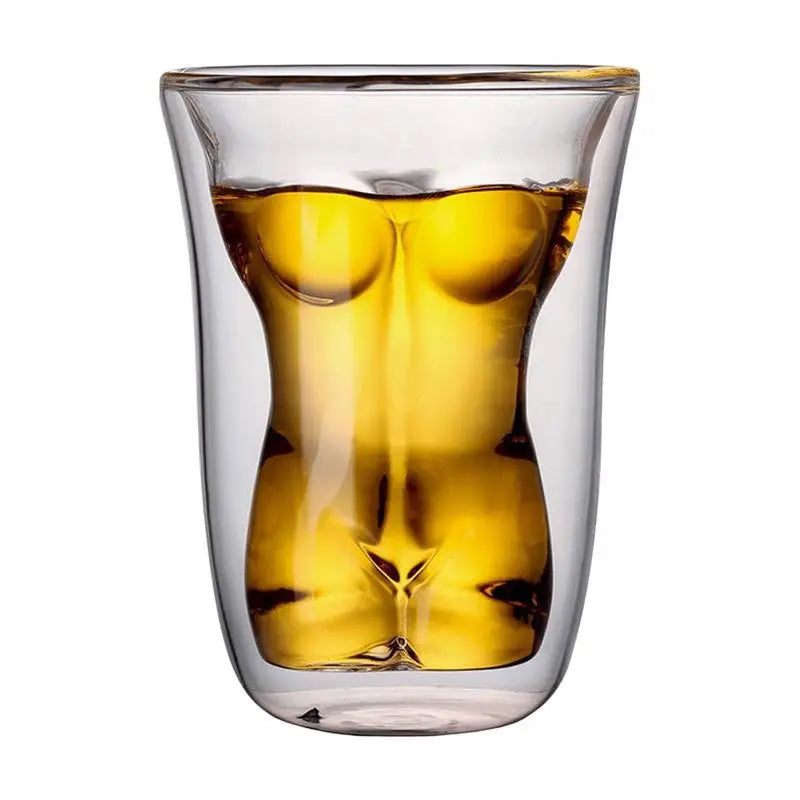 Body Shaped Shot Glassesheat-resistant Glass Cup Glass Sexo Lady Men Double Wall Whiskey Glasses Wine Shot Beer Cup