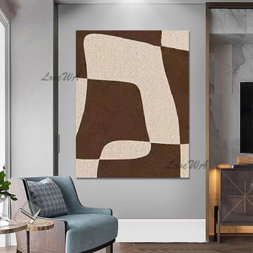 Unframed Sleeping Room Abstract Wall Decor Modern Art Painting Examples Picture Canvas Roll Design Acrylic Painting Artwork