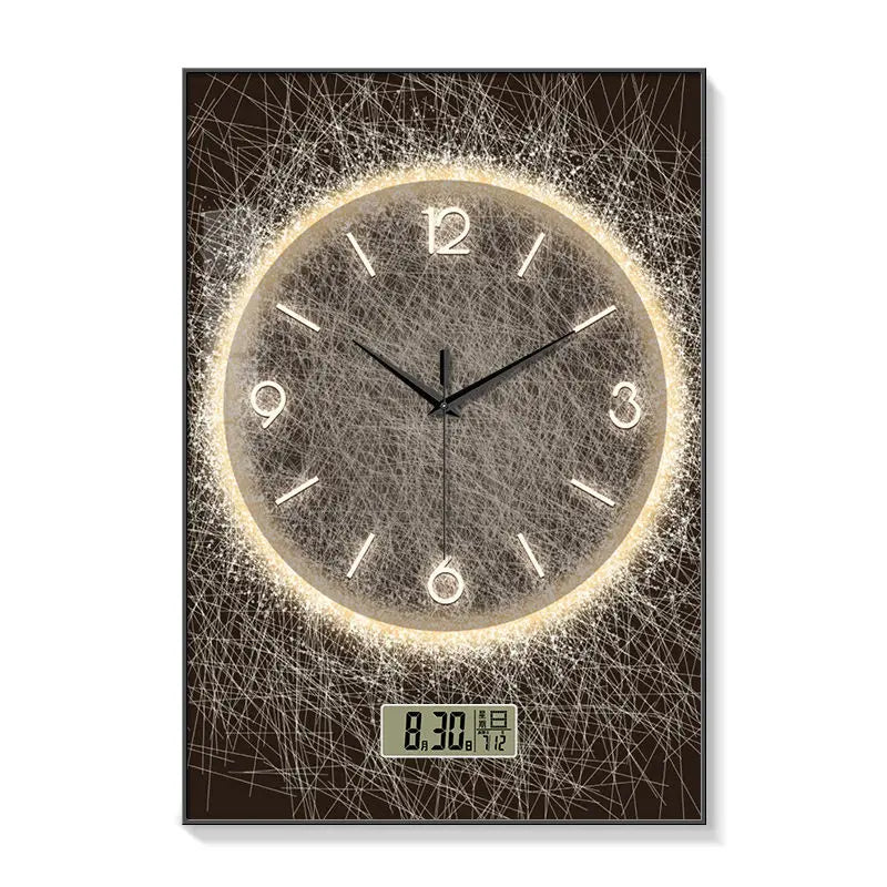 Abstract dining room decorative painting wall clock home decorative art when hanging pictures
