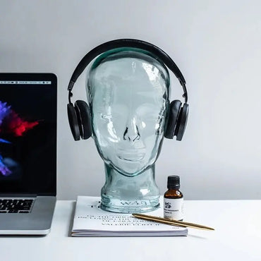 Creative Glass Figurines Art Head miniature Storage Ornaments Aesthetic Luxury Sculptures Modern Nordic Accessories Funny