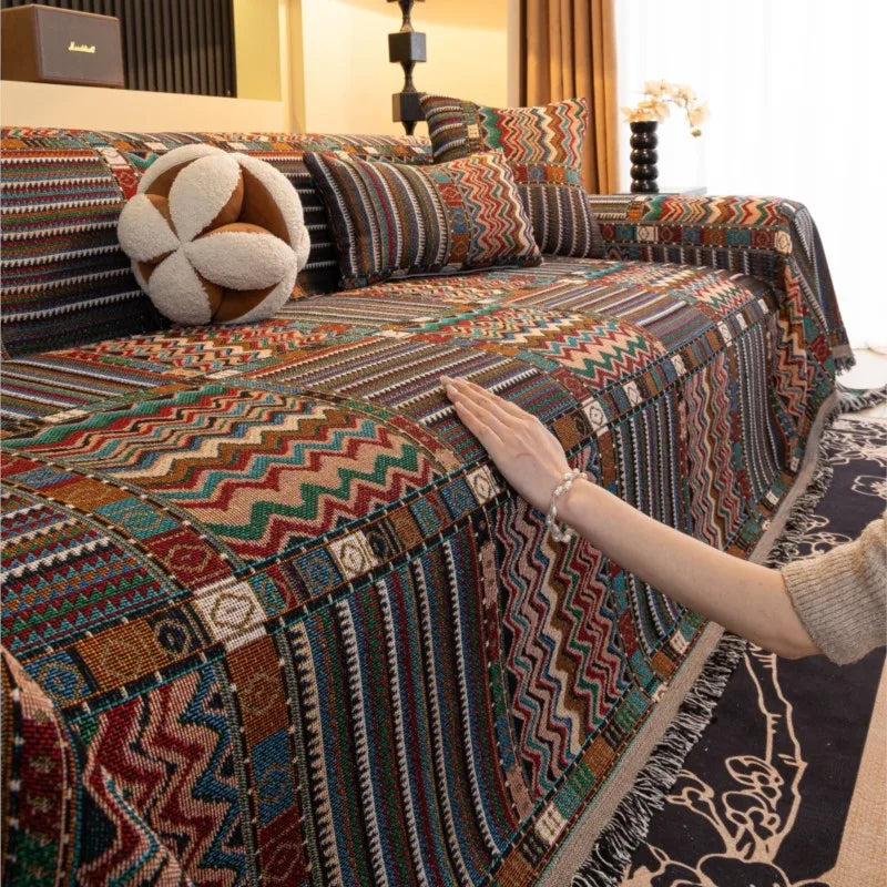 Sofa Covers Chenille Sofa Mats Country Style Throw Blankets Mats 2025 All-season Camping Picnic Persian Style Sofa Cover
