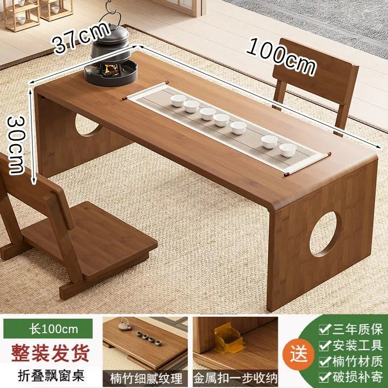 Bamboo Folding Table for Home & Study – view 12, modern home furniture