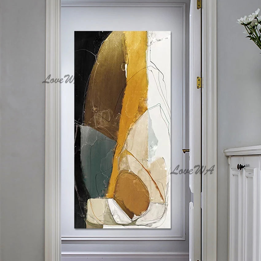 Frameless Abstract Handmade Artwork, Canvas Picture, Acrylic Textured Wall Art, Hot Sale, New Design Decoration Oil Painting