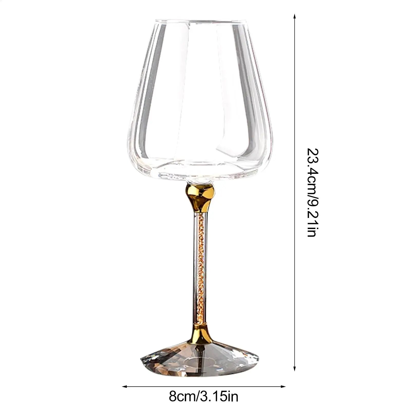 Elegant Wine Glasses Tall Wine Glasses Crystal Glassware Rolling Ergonomic Organizer Holder For Cocktail Drinking Birthday Pool