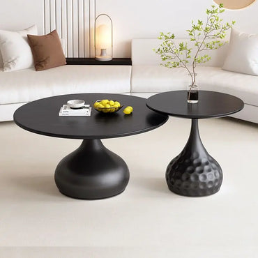 Nordic Solid Wood Coffee Table Set – view 2, modern home furniture