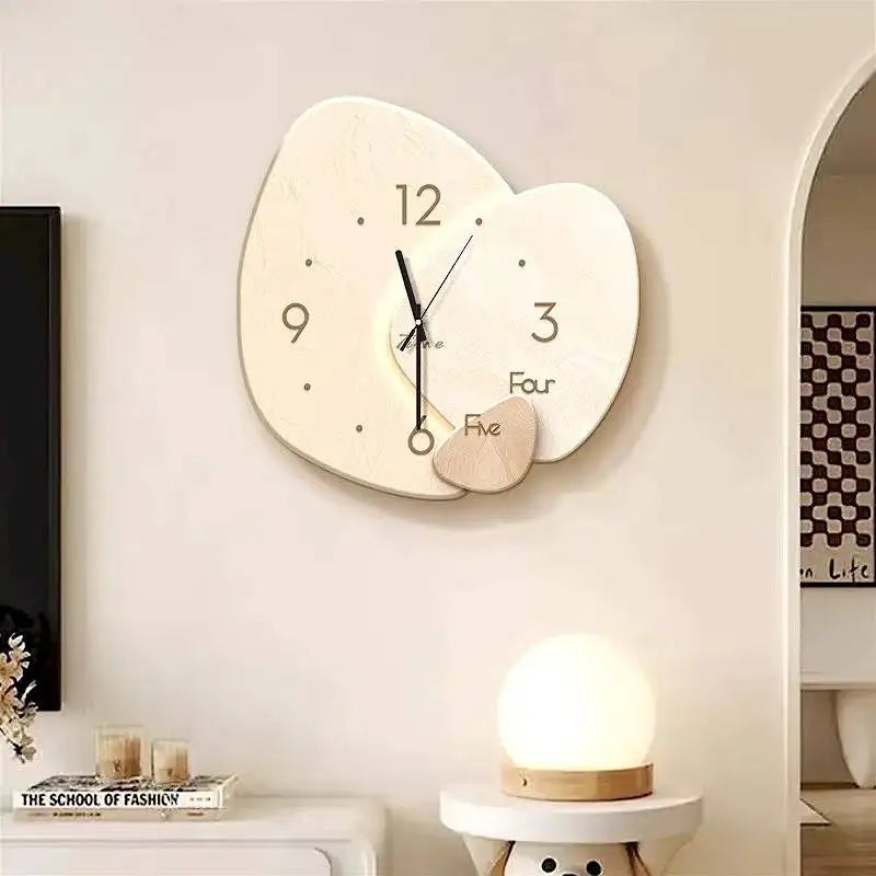 Elegant Nordic Style Wall Clock Unusual Quiet Large Gaming Room Wall Clock Decoration Aesthetic Reloj De Pared Decorations Home