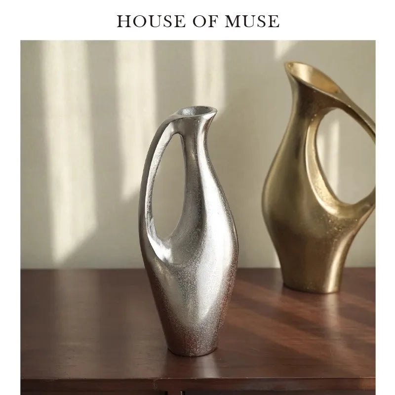 Light luxury Creativity Design Swan Wishing Pot Vase Living Room Desktop High level Sense Artistic Decoration Vase Ornaments