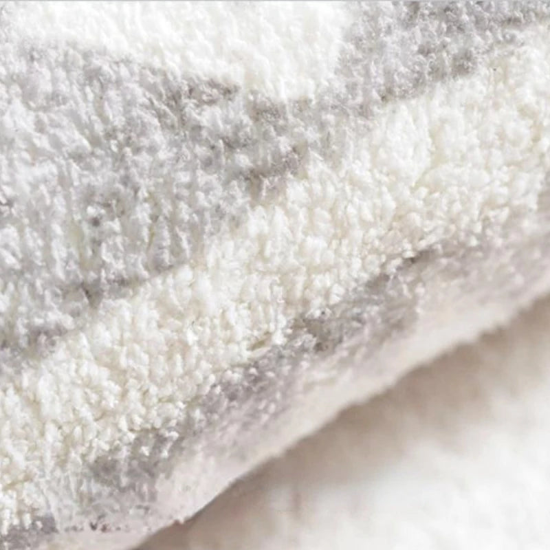 Nordic Style Rugs for Bedroom Light Luxury Living Room Decoration Round Carpet Home Fluffy Soft Rug Thick Plush Lounge Floor Mat