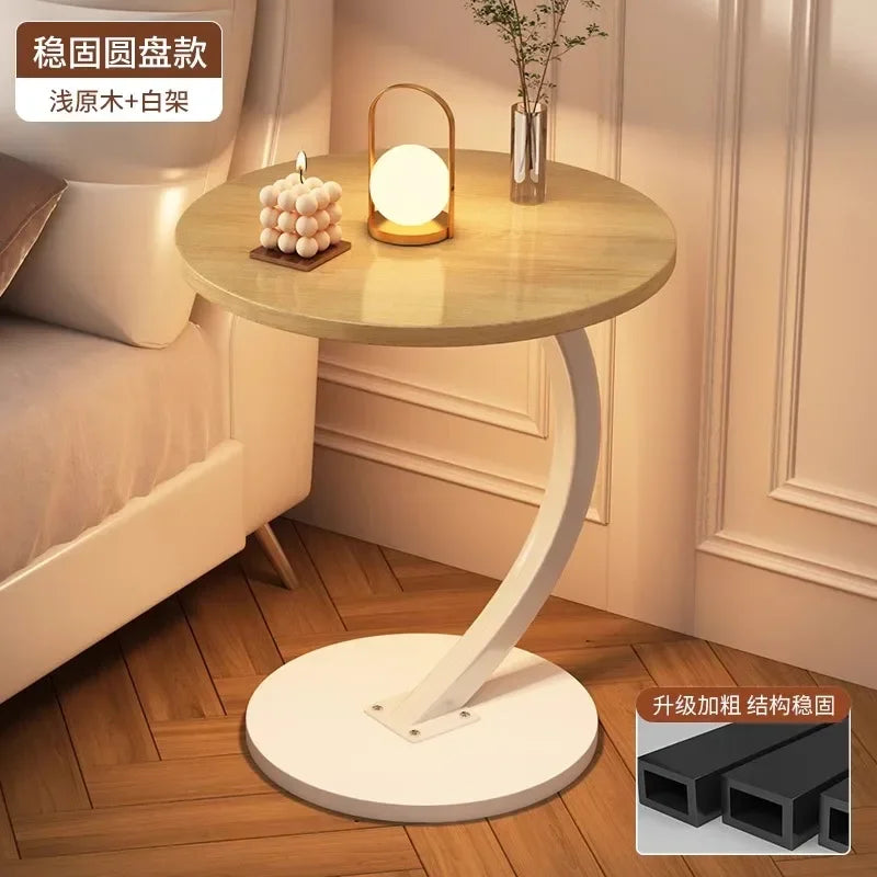 Space-Saving Round Coffee Table with Storage – view 22, modern home furniture