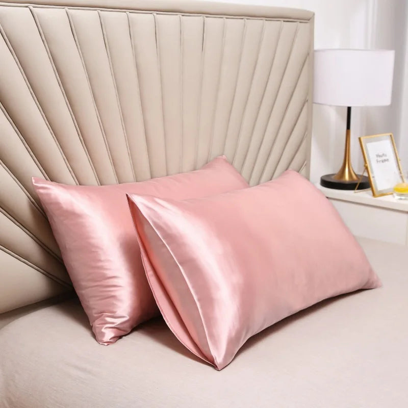 Pillowcase Silk Pillow Cover Silky Satin Hair Beauty Pillow case Comfortable Pillow Case Home Decor wholesale