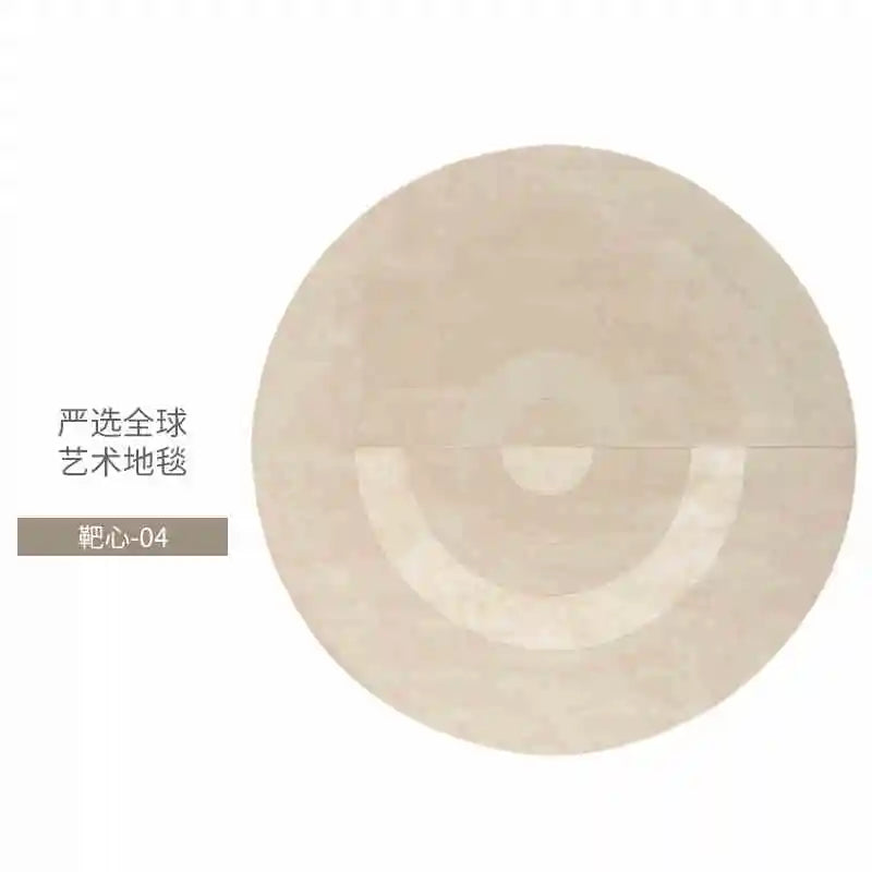Nordic Style Rugs for Bedroom Light Luxury Living Room Decoration Round Carpet Home Fluffy Soft Rug Thick Plush Lounge Floor Mat