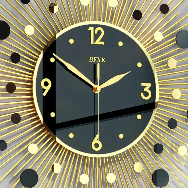 Luxury Wall Clock Living Room Design Creative Wall Clock Silent Brief Art Nordic Clocks Fashion Modern Watches Home Decoration