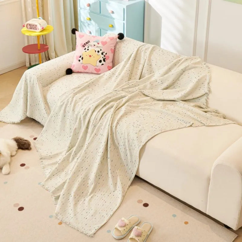 2025 All-Season Chenille Sofa Cover Slipcover Cat Scratch Resistant Dustproof Sofa Cushion Universal Sofa Camping Blanket Mats