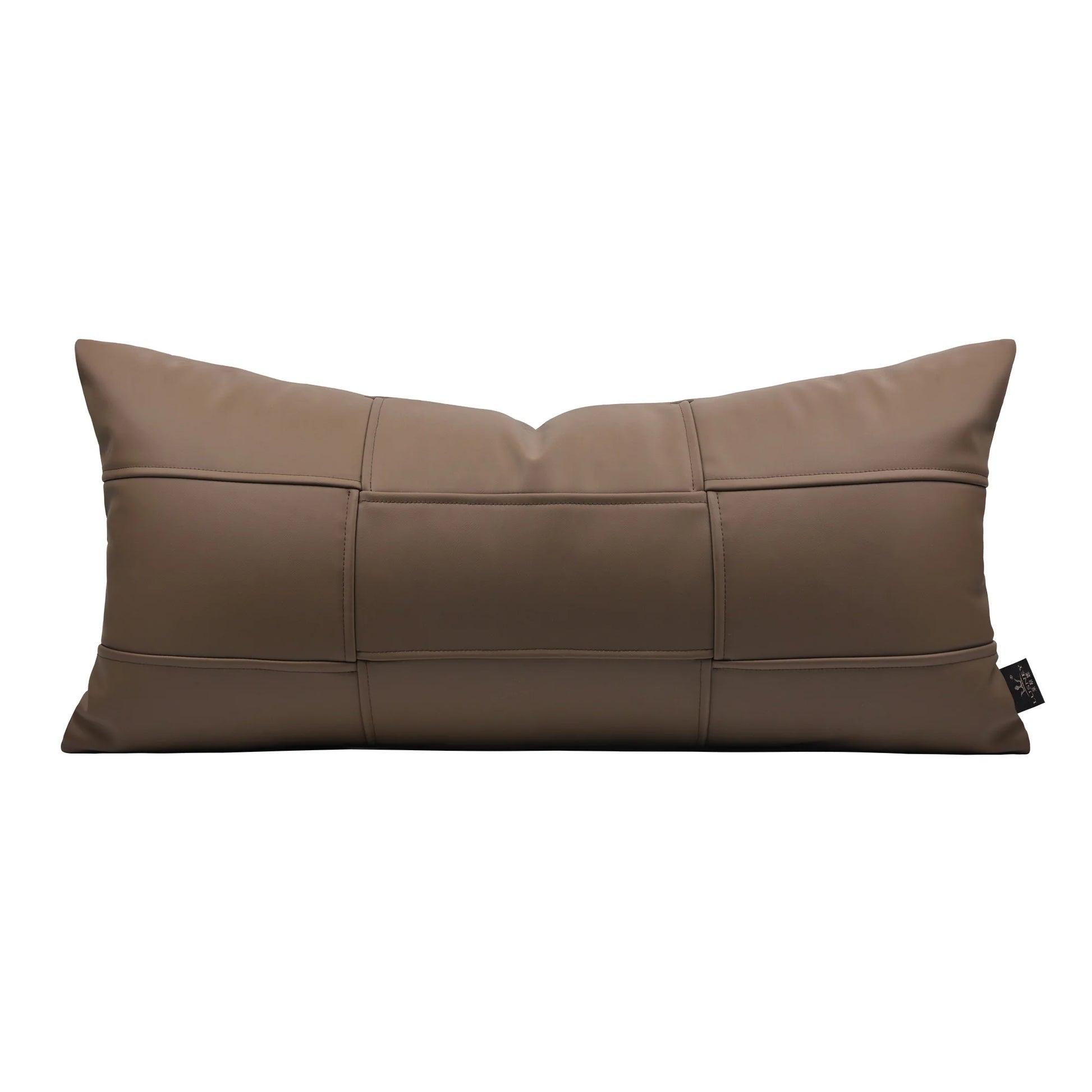 Modern Simple Bla Series Sofa Pillow Luxury Soft Decoration Sample Room Pig Skin Simulation Long Waist Pillow Cuion