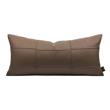 Modern Simple Bla Series Sofa Pillow Luxury Soft Decoration Sample Room Pig Skin Simulation Long Waist Pillow Cuion