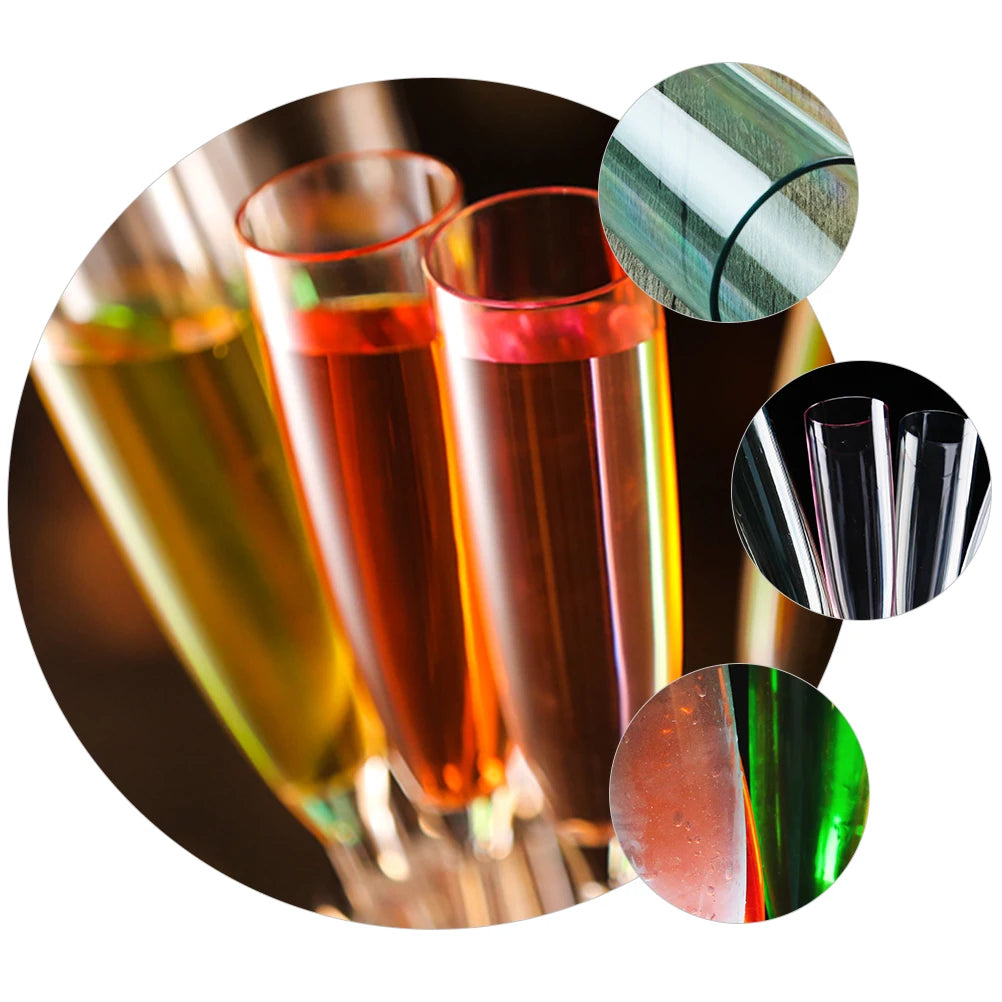 Colored Glasses Party Tumbler Vintage Goblet Bottle Drinking Cocktail Cup