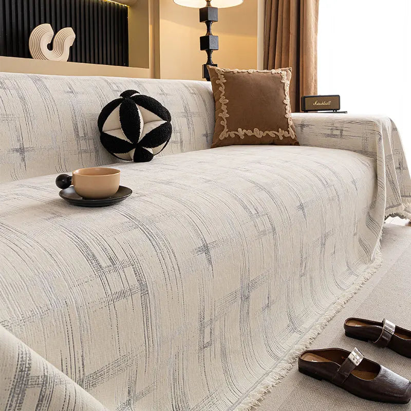 Camping Picnic Sofa Cover 2025 All-season Ethnic Style Cross Pattern Sofa Covers Throw Blanket Camping Mat housses de canapé