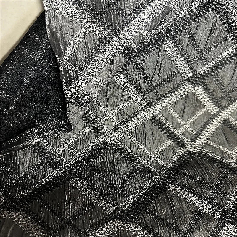 Medieval Relief Jacquard Cotton Fabric Spring Autumn Brocade Clothing Designer Jacket for Diy Sewing Cloth Material