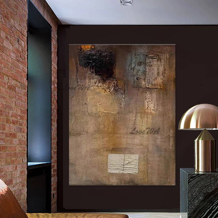 Abstract Oil Painting Large Modern Art Textured Design Wall Handmade Canvas Artwork Hotel Decoration Wholesale Of 3d Picture