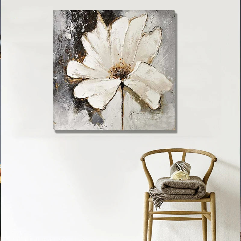 Thick Textured Hand painted Modern Abstract Oil Painting on Canvas for Living Room Home Decoration Wall Art Picture Gift TP001