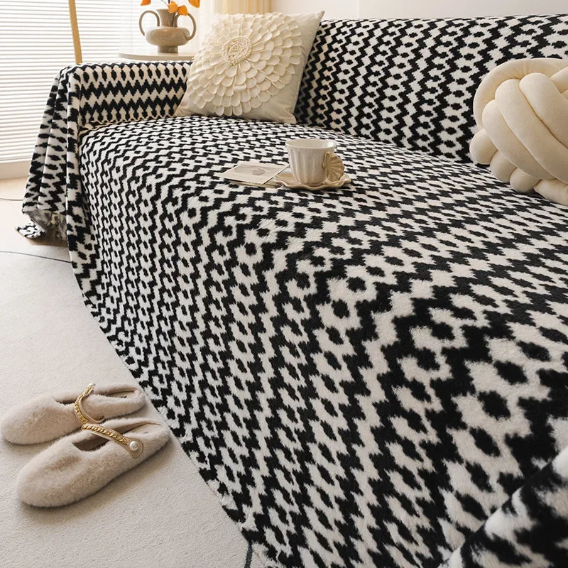 EIFLOY-Bohemia Sofa Towel Cover Blanket, 3 Seater, Thick, Universal Couch Slipcover,  Armchair Furniture Protector, Anti Scratch