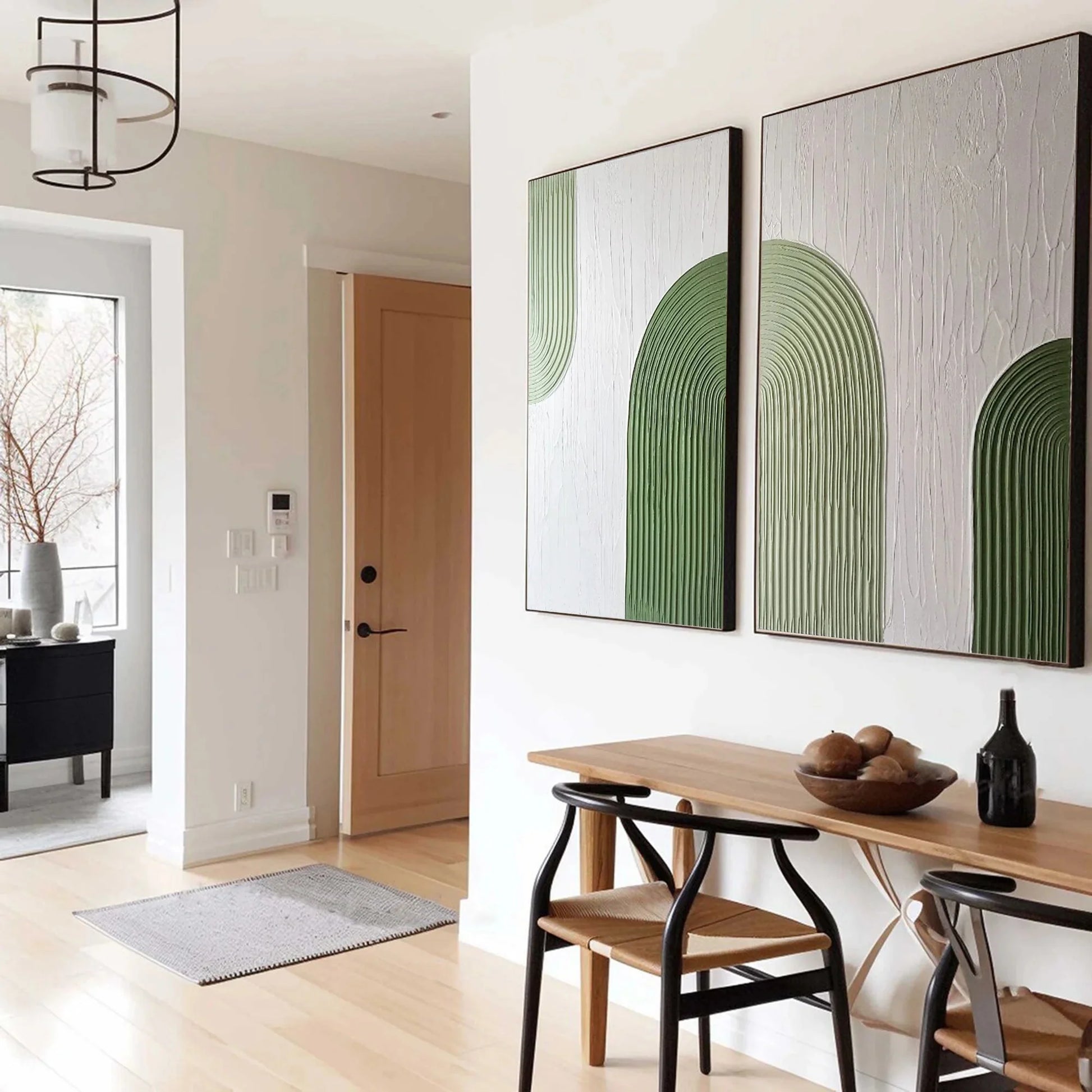 Dafeng Oil Painting Orignial Thick Texture Abstract Oil Painting on Canvas Wall Art Landscape Pic For Home Decoration No Frame