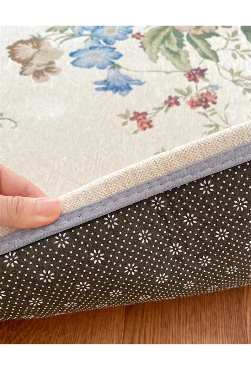 Europe Pastoral Carpets For Living Room Home Carpet Bedroom Sofa Coffee Table Floor Rug Rectangle Countryside Mat Study Area Rug