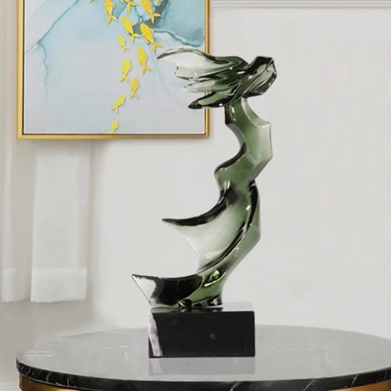 Abstract Ornaments Dragon Figures Interior Living Room Decor Art Creative Sculptures Resin Desk Accessories Home Decorations