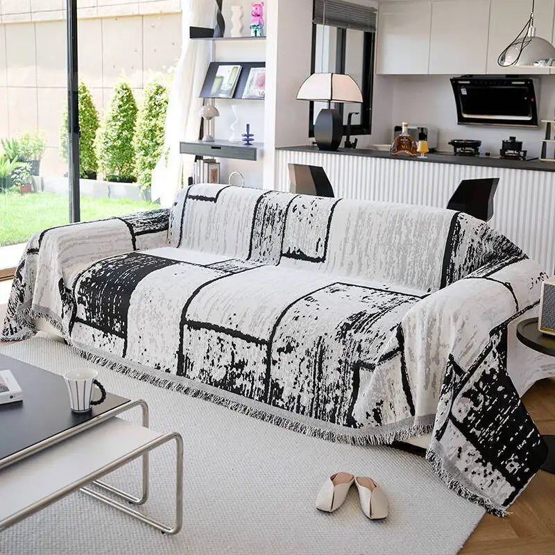 EIFLOY-Retro Chenille Sofa Towel Cover, Anti Cat Scratch, Universal Recliner Couch Cover, 1 Pc, 2 3 4 Seats, Drop Shipping